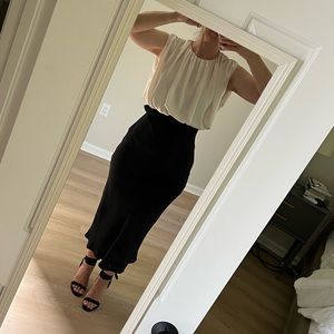 NWOT Zara Combination Cut Out Dress